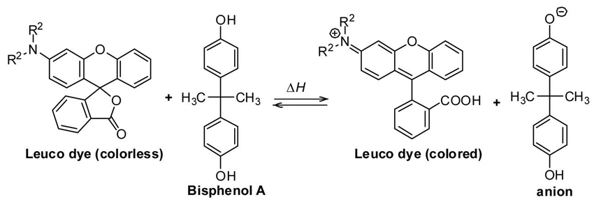 Thermochromic Reaction between Fluoran and aBPA